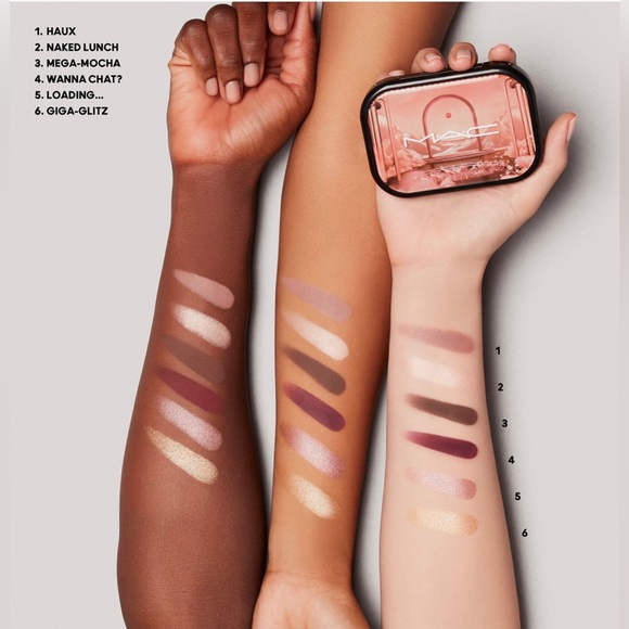 New MAC Connect in Color 6 Pan-eyeshadow palette a Embedded Burgundy - Picture 6 of 9